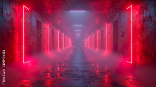 Dark Futuristic Hightech Background With Advanced Digital Technology Design