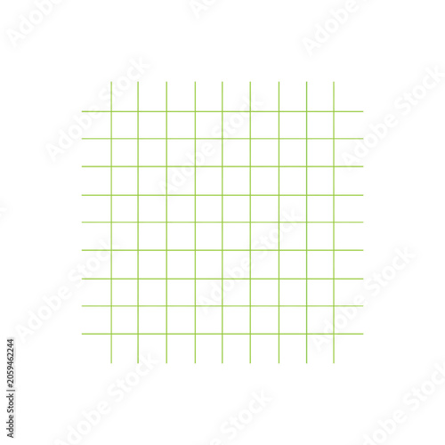 Light green grid pattern consisting of thin intersecting horizontal and vertical lines on a plain white background, for graph paper