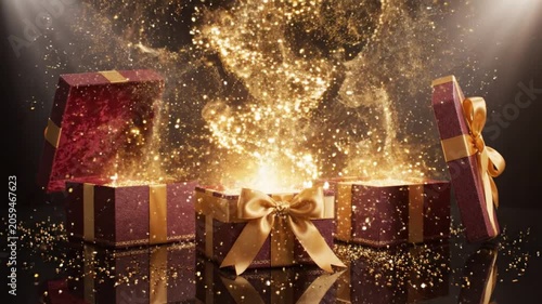 Surprise Gift Boxes with Sparkling Fireworks.
