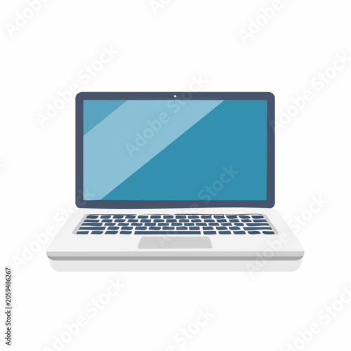 Modern Laptop Computer Illustration
