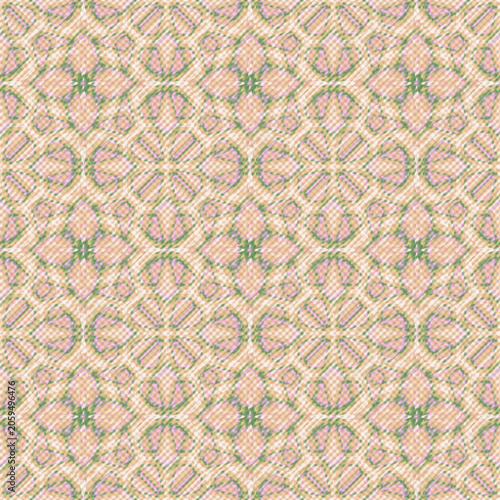 Obraz na plátně Grainy basketry dry grass carpet, seamless textile pattern.