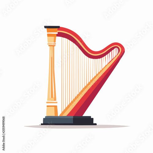 Illustration of a Harp