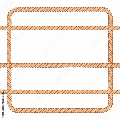 Rope Border Frame