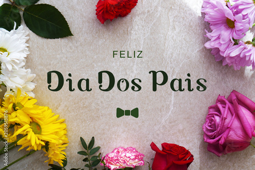 Obraz na plátně feliz dia dos pais