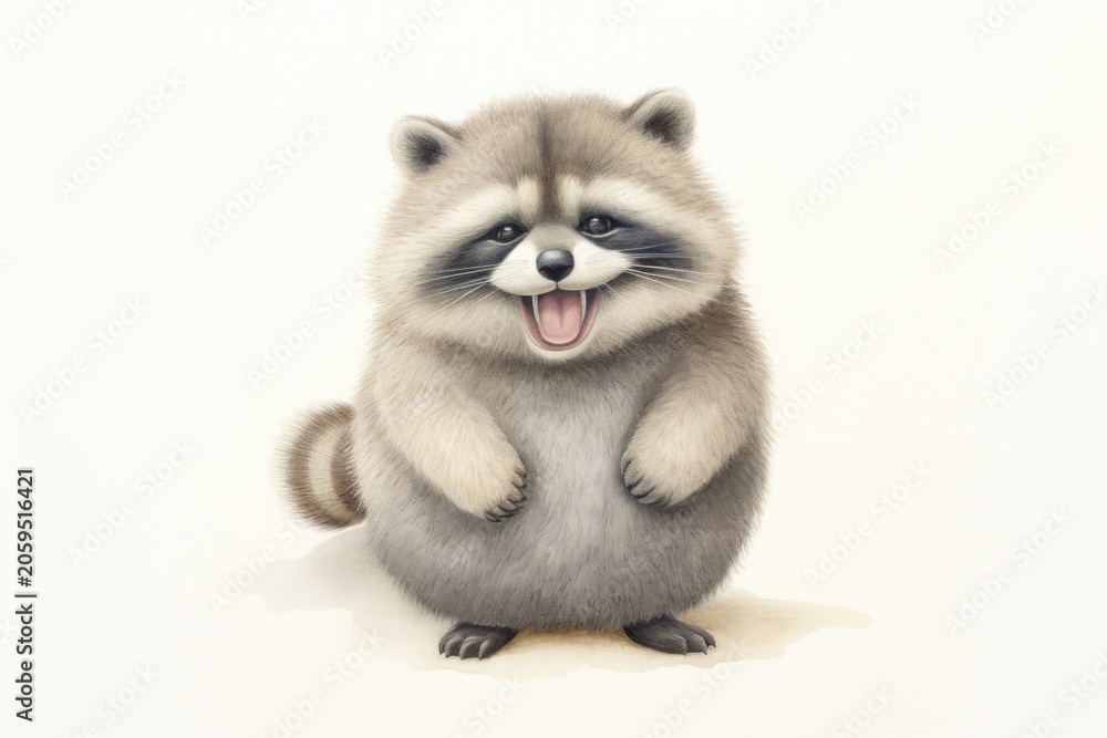 Obraz premium Raccoon mammal animal cute.