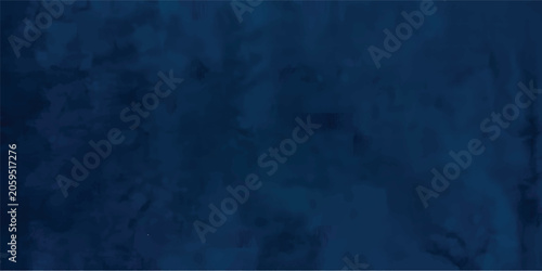 An aged dark blue grunge background features a textured vintage wall pattern with a blank dirty surface and an empty black chalkboard design