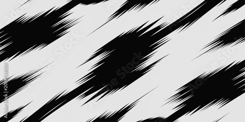 Foto Black and white grunge abstract texture background with ink splatter brush strok