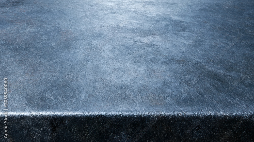 Fototapeta premium Raw steel texture background, industrial material realism, subtle scratches and worn surface details