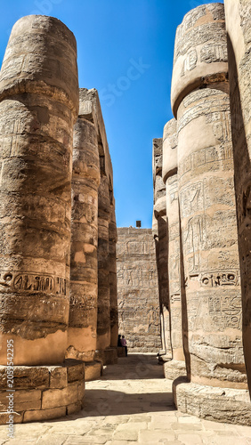 The Karnak Temple Complex, commonly known as Karnak near Luxor, Egypt. 
