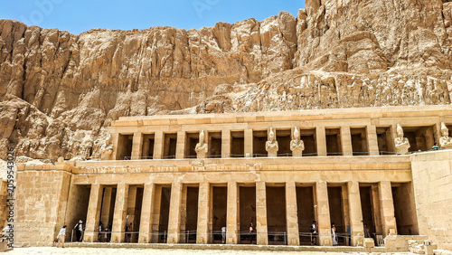 The mortuary temple of Hatshepsut, Egypt.