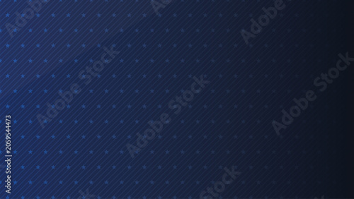 Patriotic Blue Star and Stripe Fourth of July Background Illustration for Independence Day Celebration Social Media Posts and Digital Graphic Design Backgrounds