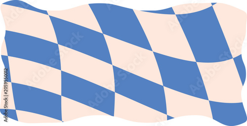 blue diagonaltile tape tape clipart isolated on white