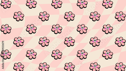 blush tiny floral background