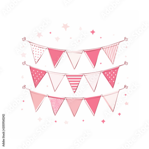 Minimalist geometric triangle pattern on transparent background