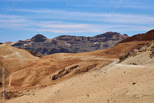 Obraz na płótnie Trail in Teide National Park