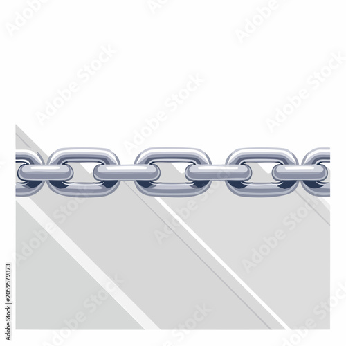 Silver Metal Chain Links