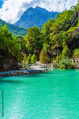 River in a Goynuk canyon. Antalya province, Turkey