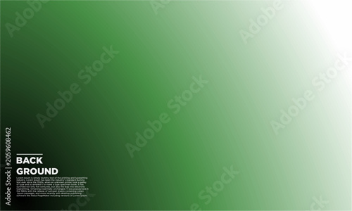 Canvas Print A green gradient background with a white corner and text reading Back Ground
