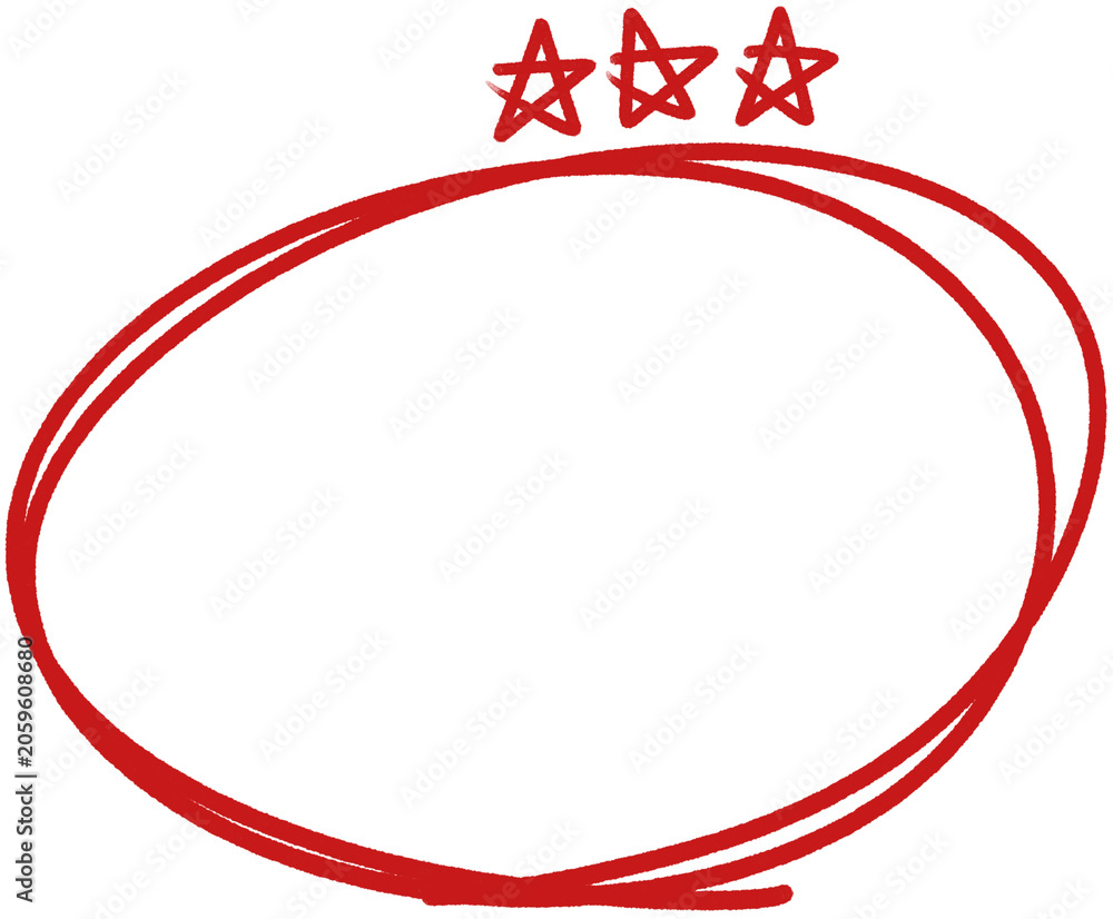 Obraz premium star circle icon
