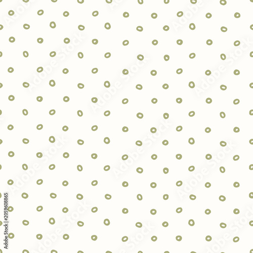 A delicate Seamless pattern with dots, circles, and small shapes or polka dots for wrapping paper, surface design and other design projects