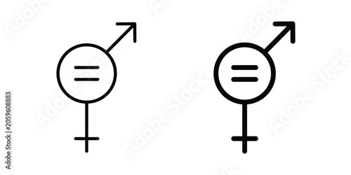 Foto Equality icon for your website and app ui designs