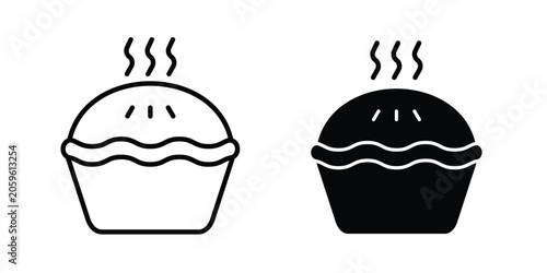 Tableau sur toile Pie icon for your website and app ui designs