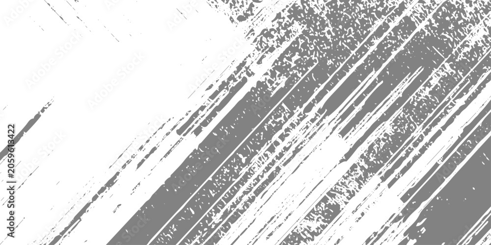 Obraz premium Light gray and black grunge texture, diagonal scratch lines, distressed concrete surface, dust speckles, minimalist monochrome abstract background. 
