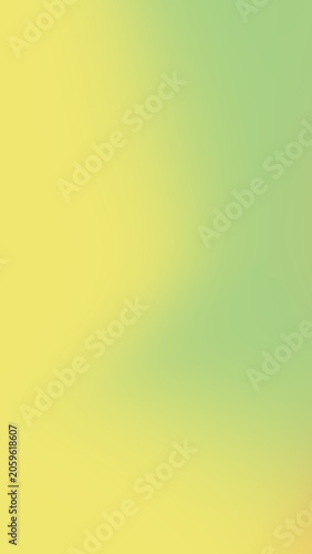 Abstract gradient background with soft blurred transition between light yellow and fresh spring green colors