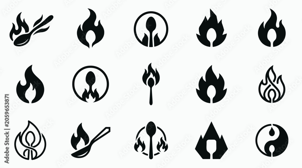 Obraz premium Online Education and E-learning Vector Icon Set for Digital Learning, Distance Education, and Academic Certification