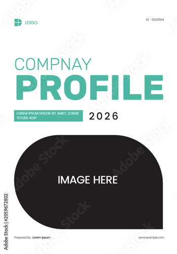 Minimalist Corporate Company Profile Brochure Template 