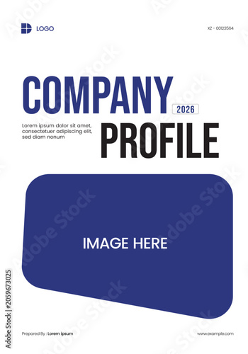 Professional Minimalist Company Profile Brochure Template 2026