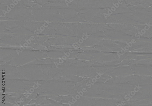 Gray crumpled paper texture with visible creases and folds a neutral background surface grey creased folded wrinkled