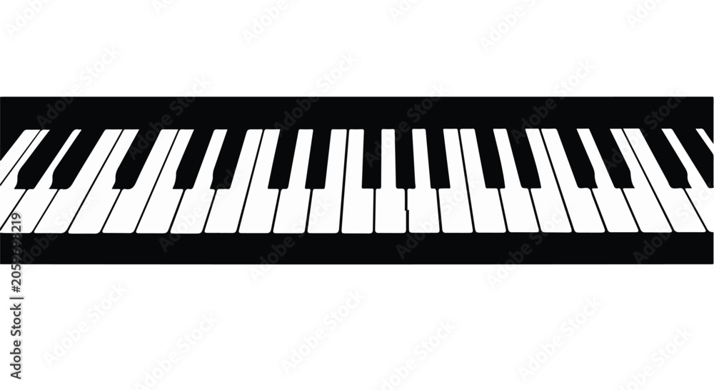 Fototapeta premium piano keyboard keys instrument music