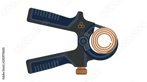 Close up of bicycle brake caliper.