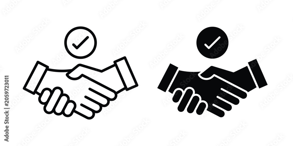Fototapeta premium Deal icon