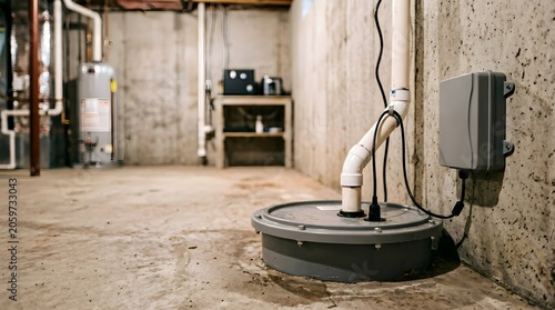 smart basement sump pump monitoring device designed for flood prevention water damage protection and home safety