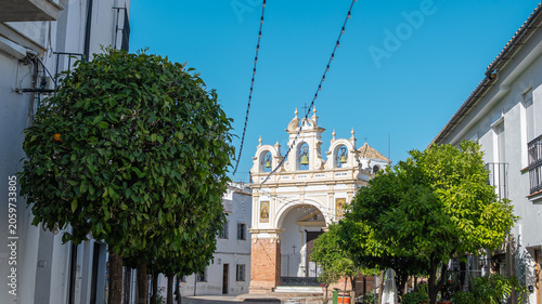 Εκτύπωση καμβά Capilla de san Juan de Letrán en la villa de Zahara de la Sierra, España
