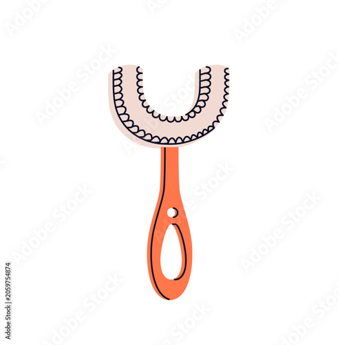 Foto U-shaped toothbrush for kids