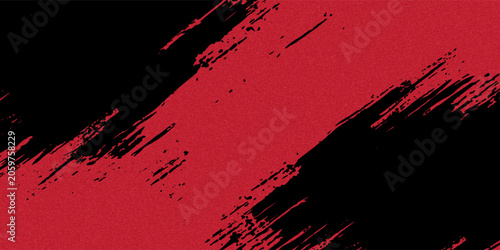 red vector layout with flat lines on backround blue. Decorative shining illustration with lines on abstract template.