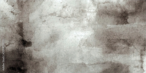 Tableau sur toile Grunge vintage fur tree texture background with rough dark gray stone and aged d