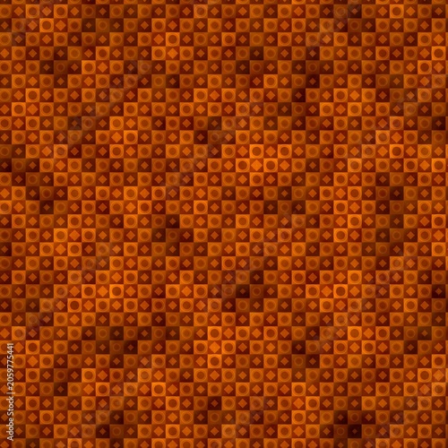 Seamless geometric pattern with circles and diamonds