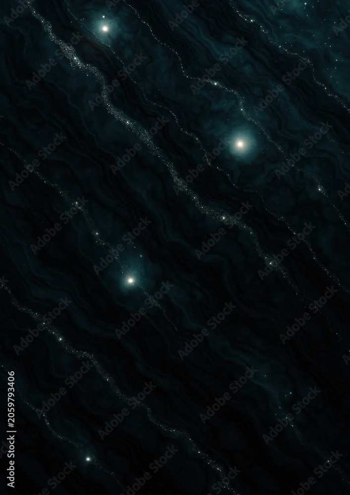 Fototapeta premium Mystical cosmic starscape mobile wallpaper.