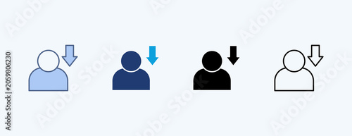 Foto Compensation Plan Multiple Icon Illustration Vector