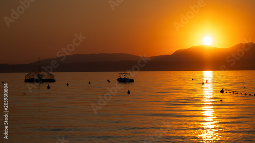 Sonnenuntergang am See