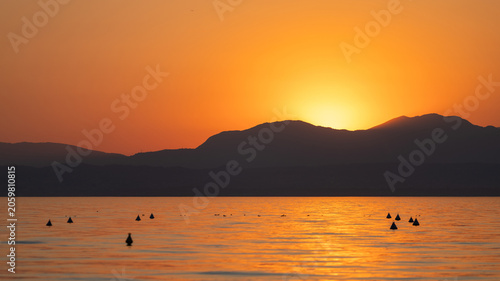 Sonnenuntergang am See