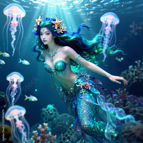 Agaue, the illustrious Nereid