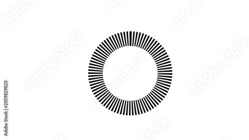 Motion Background With Moving Geometric Shapes.