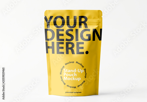 Stand up Pouch Mockup