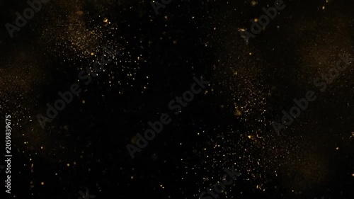 Abstract Particles Flying in Dark Space
