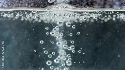 water drops on a glass